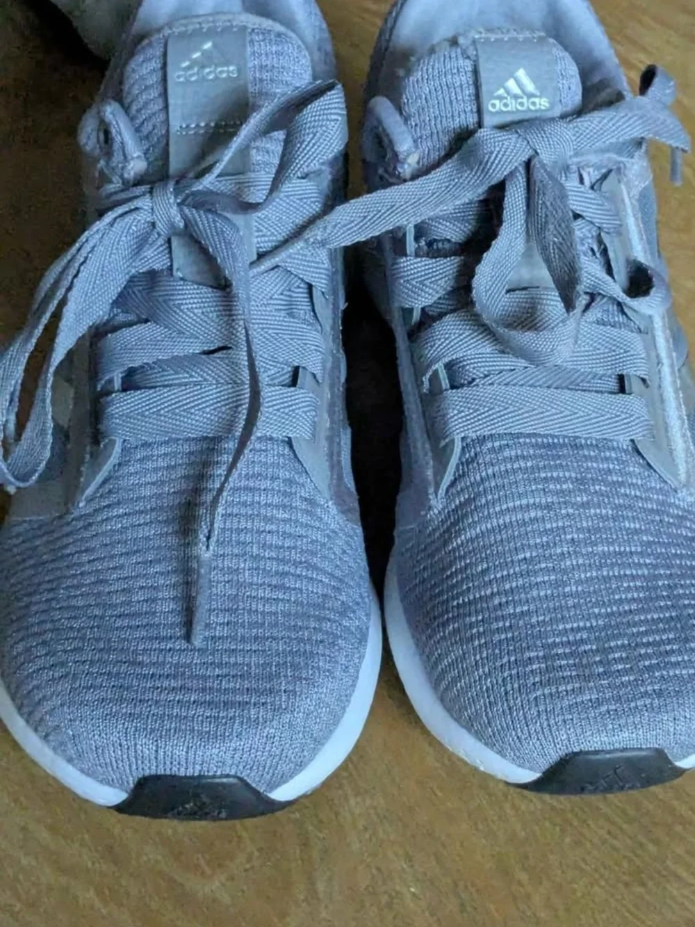 Adidas Women’s Edge Lux 4 Grey Lace-Up Running Shoes Size 8